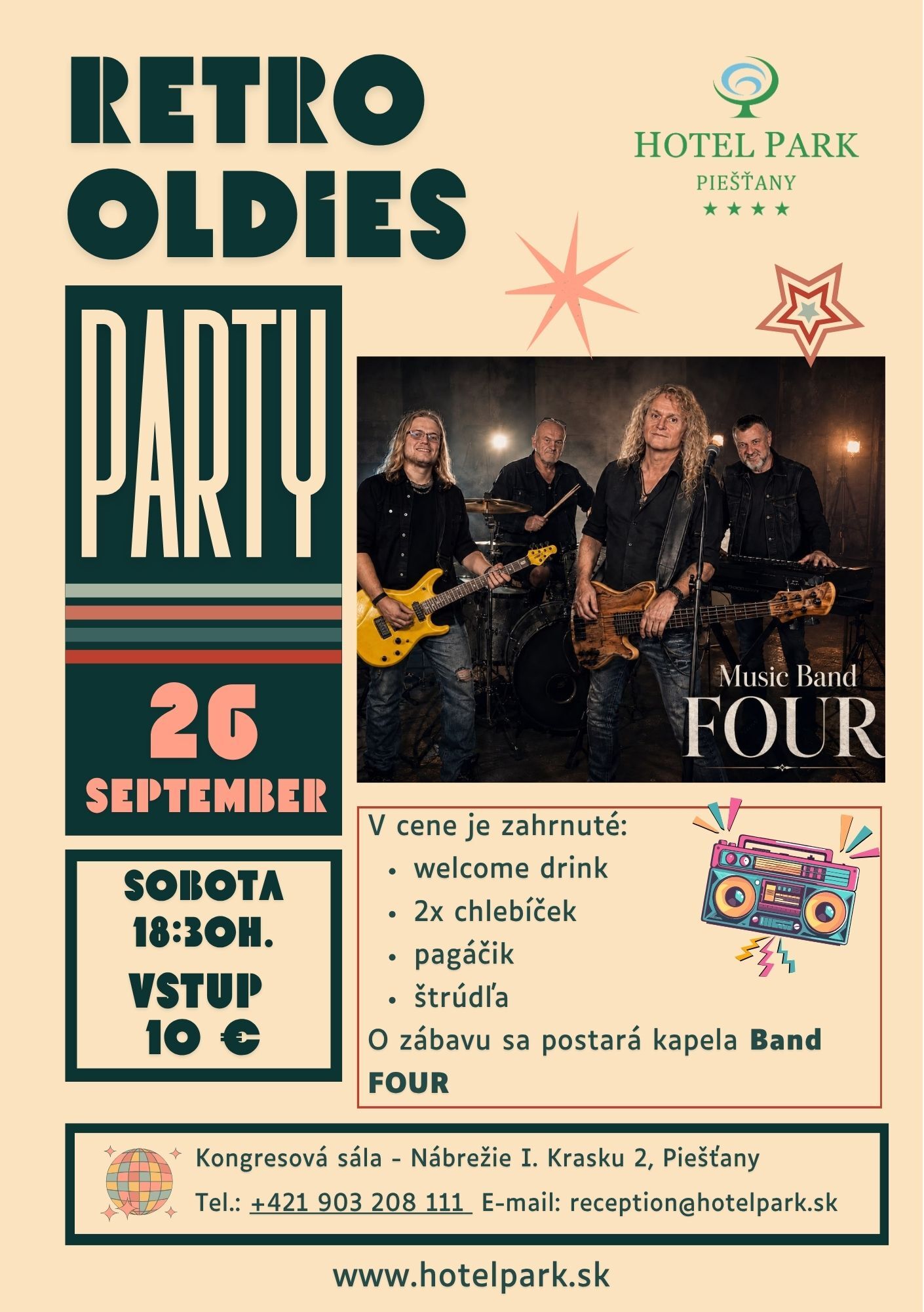 Retro Party Event Poster