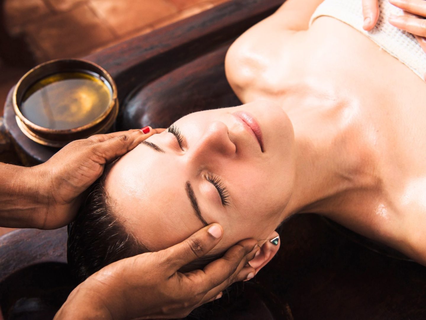 Ayurvédska indická olejová masáž