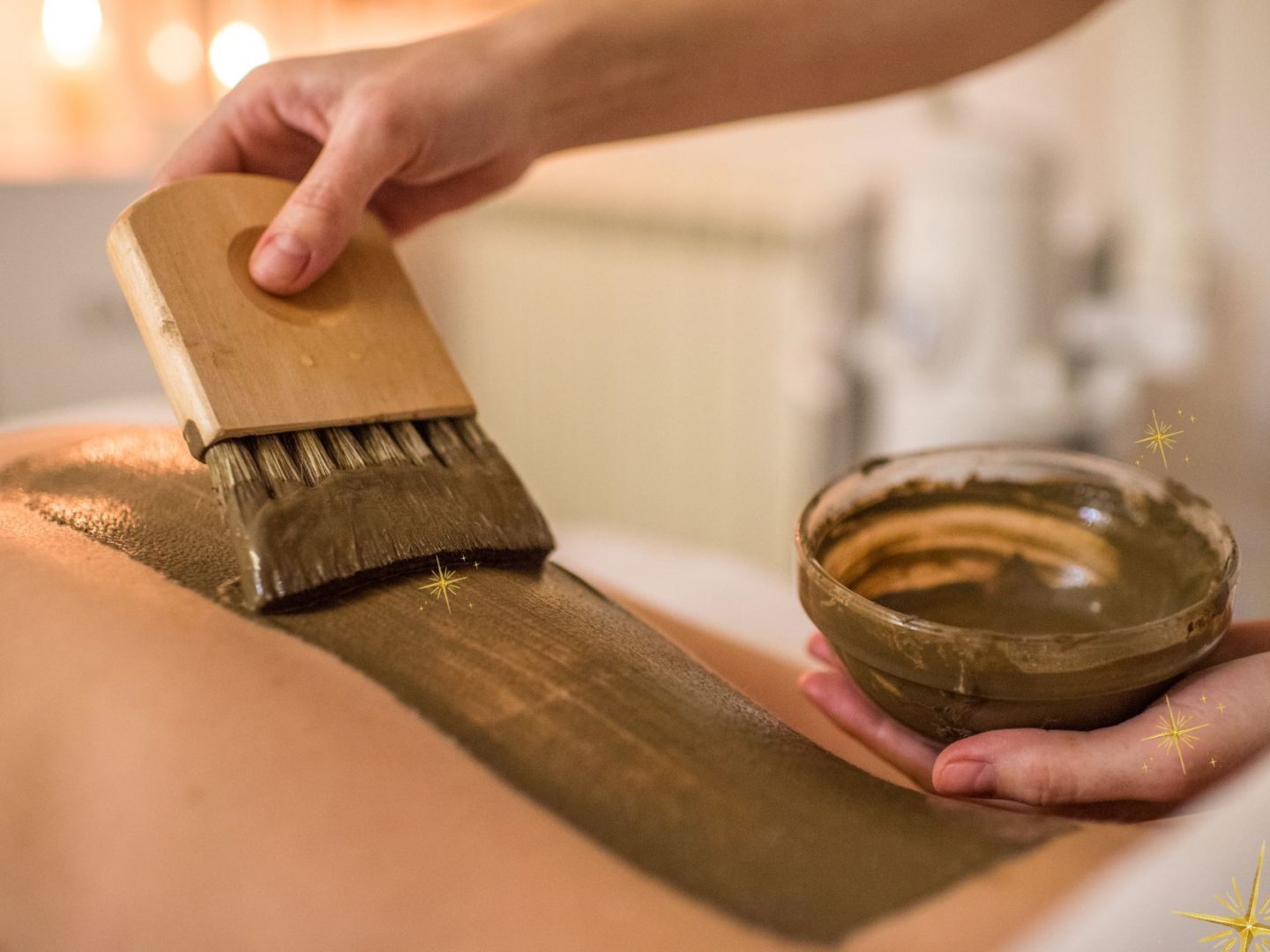 Bahenný zábal chrbta a ramien