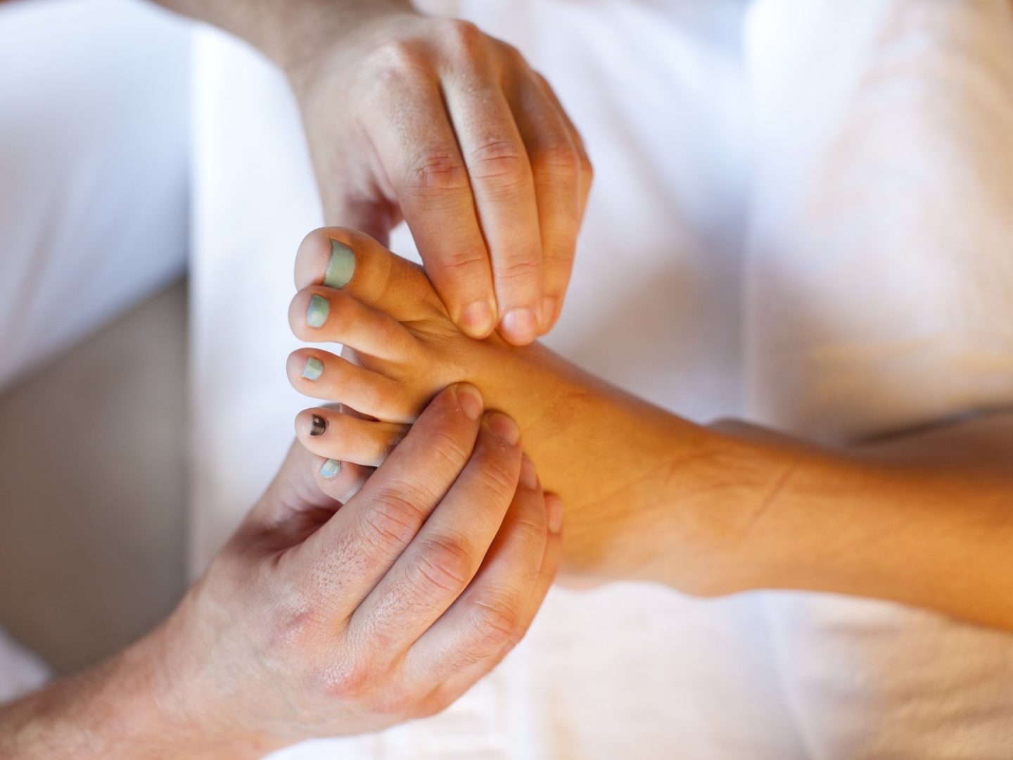 Reflexná masáž chodidiel