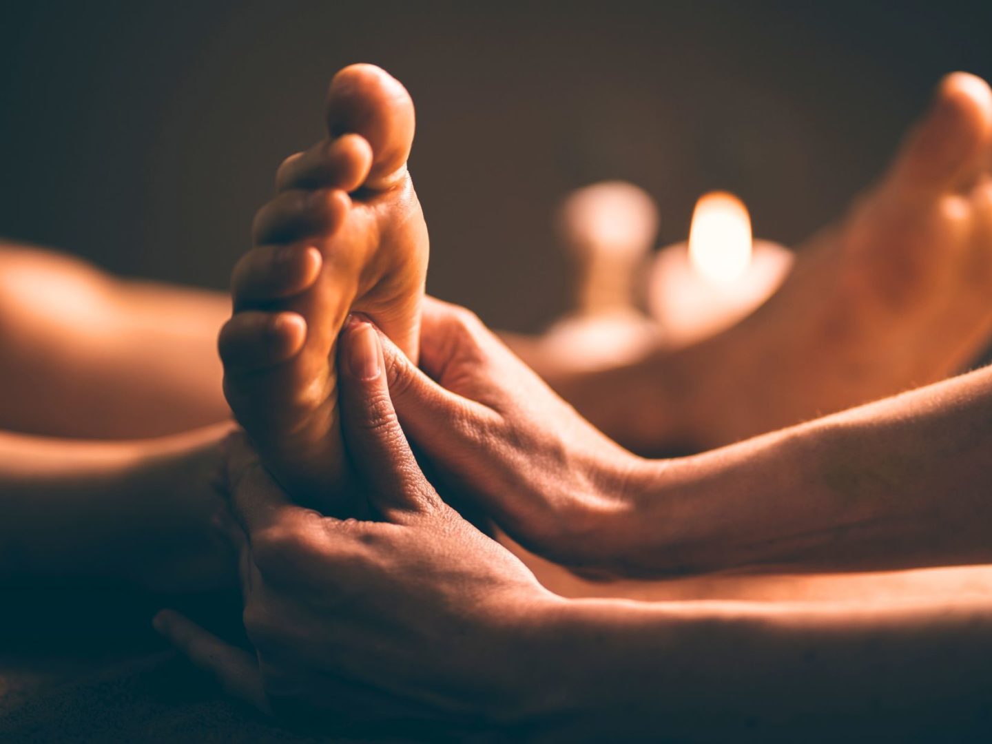 Reflexná masáž chodidiel s hrejivým zábalom